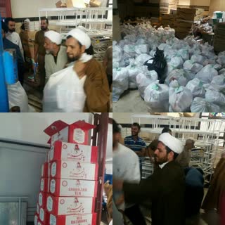 ارسال بسته های غذایی و بهداشتی به مناطق سیل زده خوزستان  / احداث ۵مدرسه در مناطق سیل زده پل دختر 