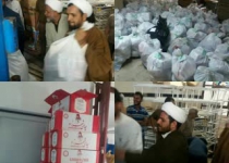 ارسال بسته های غذایی و بهداشتی به مناطق سیل زده خوزستان  / احداث ۵مدرسه در مناطق سیل زده پل دختر 