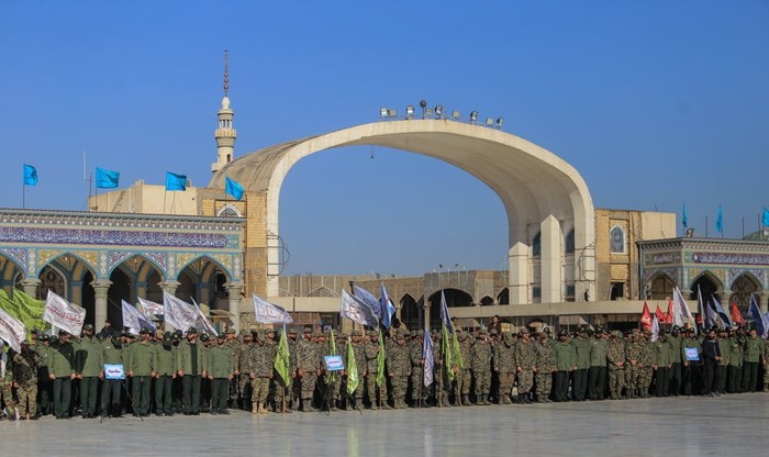 صبحگاه مشترک نیروهای مسلح استان قم در مسجد جمکران برگزار می‌شود