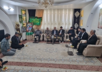 دیدار رئیس شورای عالی استان‌ها با خانواده شهید عسگری