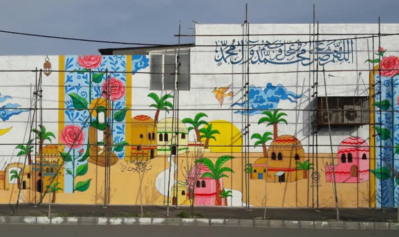 ۲۰۰۰ مترمربع دیوار مدارس قم در آستانه سال تحصیلی جدید رنگ‌آمیزی شد