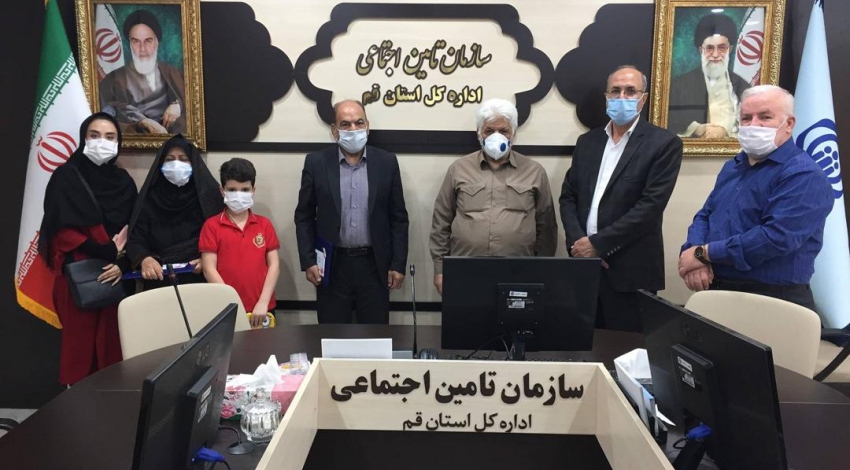 آیین تجلیل از بازنشستگان نمونه تامین اجتماعی قم برگزار شد