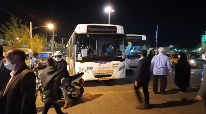 ارائه خدمات ۱۰۰ درصدی ناوگان اتوبوسرانی در نیمه شعبان/انتقال یک‌طرفه زائران از مسجد جمکران به داخل شهر