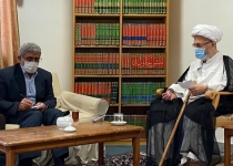 رمانده نیروی قدس سپاه با آیت الله سبحانی دیدار کرد