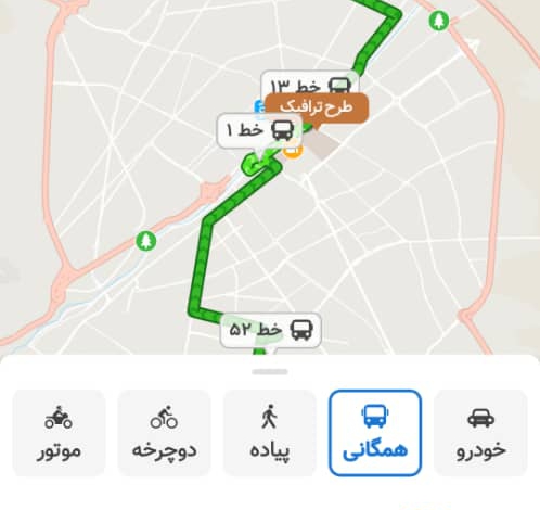 قابلیت مسیریابی خطوط اتوبوسرانی قم از طریق نرم‌افزار مسیریاب “نشان”