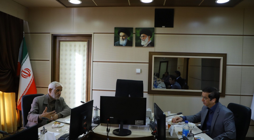 رئیس شورای عالی استان‌ها با شهردار قم دیدار کرد