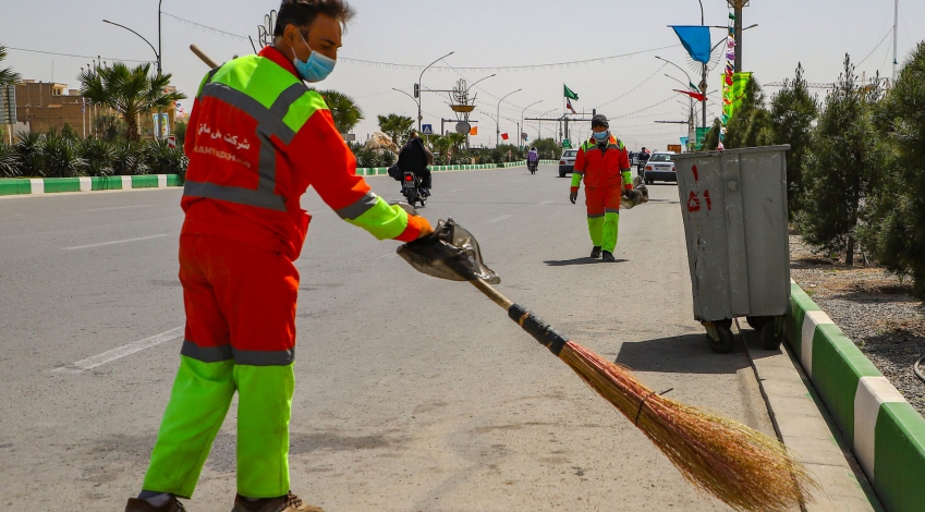 دوره آموزشی ایمنی پاکبانان شهرداری قم برگزار می‌شود