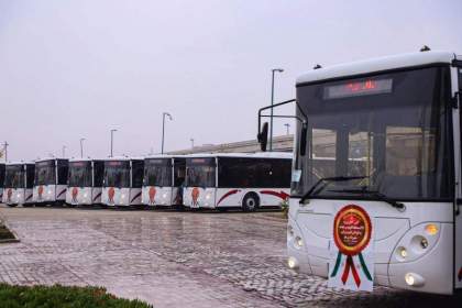 آغاز ورود ۹۹ دستگاه اتوبوس جدید به ناوگان حمل و نقل شهری قم