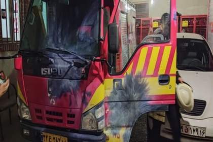 آسیب به ماشین‌آلات و آتش‌نشانان در چهارشنبه‌سوری، منجر به قطع خدمت‌رسانی در قسمتی از شهر می‌شود