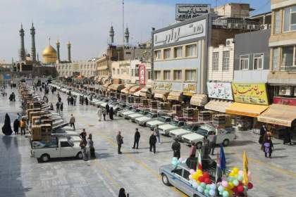 ۱۱۰ سری جهیزیه به نوعروسان قمی اهدا شد