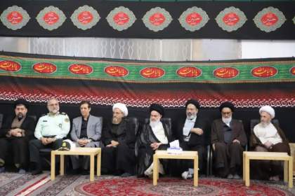 حضور شهردار قم در آئین عزاداری هیئات مذهبی قم/بررسی میدانی خدمات شهرداری قم به عزاداران