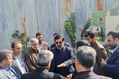 استاندار قم از محل احداث ایستگاه مترو (A6 ) بازدید کرد  <img src="/images/picture_icon.png" width="16" height="16" border="0" align="top">