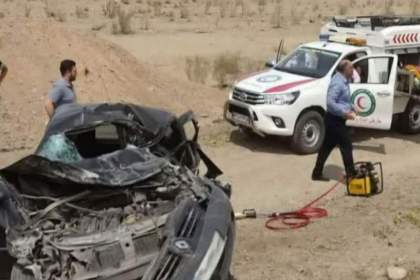 حادثه برای سرویس مدرسه در قم؛ پنج نفر مصدوم شدند
