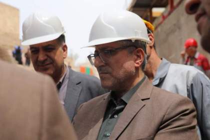 بازدید میدانی سرپرست شهرداری قم از عملیات عمرانی حفاری قطعه پایانی تونل خط یک مترو قم  <img src="/images/picture_icon.png" width="16" height="16" border="0" align="top">
