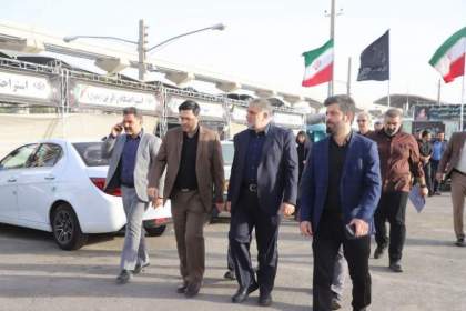 بازدید شهردار قم از روند خدمات‌رسانی به زائران در پارکسوار شمالی در ایام تعطیلات نیمه خرداد