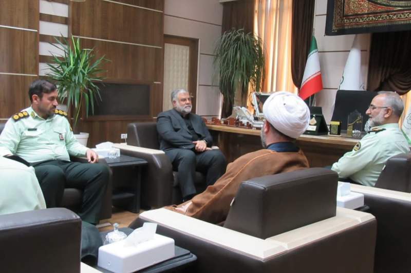 دیدار فرمانده انتظامی استان با شهردار قم