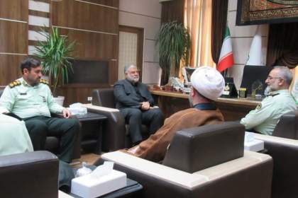دیدار فرمانده انتظامی استان با شهردار قم