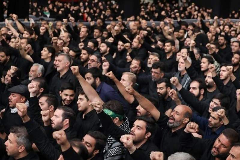 مراسم بزرگداشت شهدای تجاوز اسرائیل در قم برگزار شد