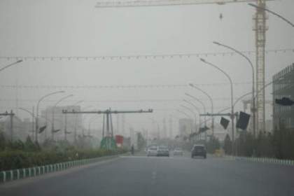 پیش‌بینی وزش باد و گردوخاک در قم طی امروز و فردا