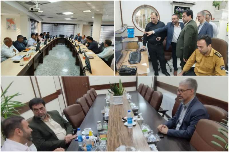 بازدید مدیرکل بازرسی شهرداری قم از عملکرد تاکسیرانی و شهرداری منطقه پنج