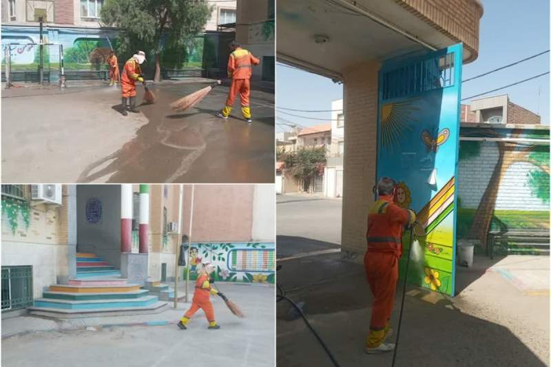 درآستانه شروع سال تحصیلی جدید صورت گرفت: لکه گیری آسفالت پیرامون مدارس جهت رفاه دانش آموزان درآستانه شروع سال تحصیلی جدید صورت گرفت: لکه گیری آسفالت پیرامون مدارس جهت رفاه دانش آموزان