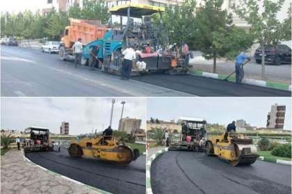اجرای بیش از ۳۰ هزار تن آسفالت در شش ماهه نخست سال در منطقه چهار قم