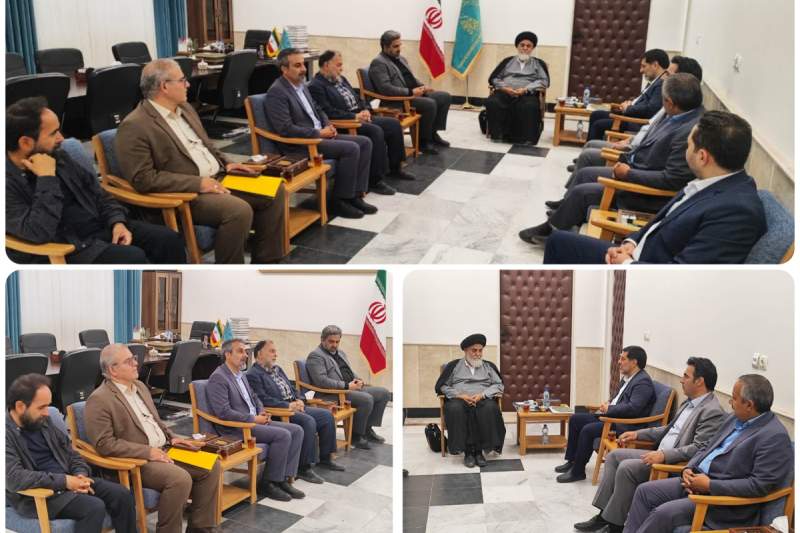 دیدار مدیر منطقه پنج شهرداری قم با تولیت مسجد مقدس جمکران/تأکید بر ارتقای خدمات شهری در محدوده مسجد و محله جمکران دیدار مدیر منطقه پنج شهرداری قم با تولیت مسجد مقدس جمکران/تأکید بر ارتقای خدمات شهری در محدوده مسجد و محله جمکران