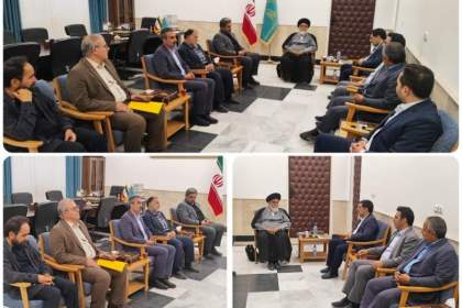 دیدار مدیر منطقه پنج شهرداری قم با تولیت مسجد مقدس جمکران/تأکید بر ارتقای خدمات شهری در محدوده مسجد و محله جمکران