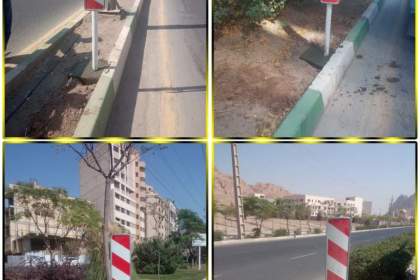 نصب ۲۵۰ تابلوی حاشیه‌نما در سطح معابر منطقه چهار شهرداری قم