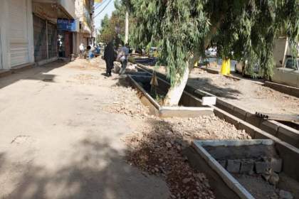 تکمیل فاز دوم پروژه پیاده‌روسازی بلوار کیوانفر تا یک ماه آینده