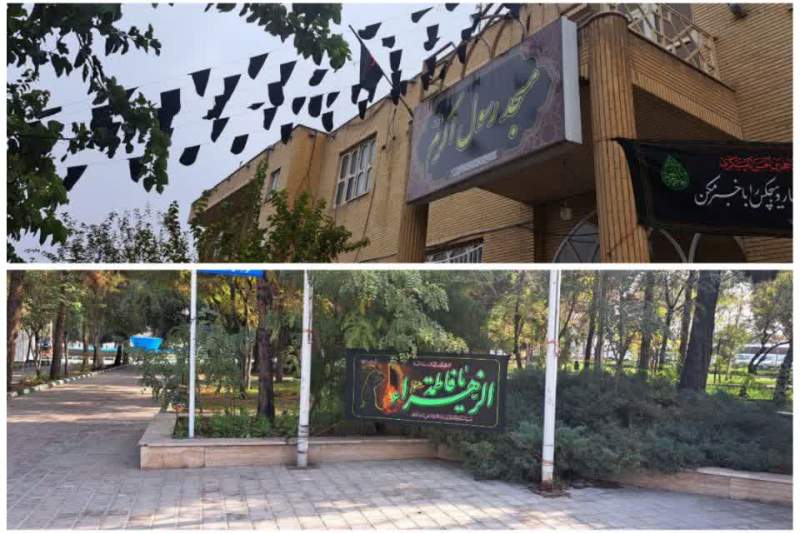 پایانه‌های مسافربری قم ویژه ایام فاطمیه سیاهپوش شدند