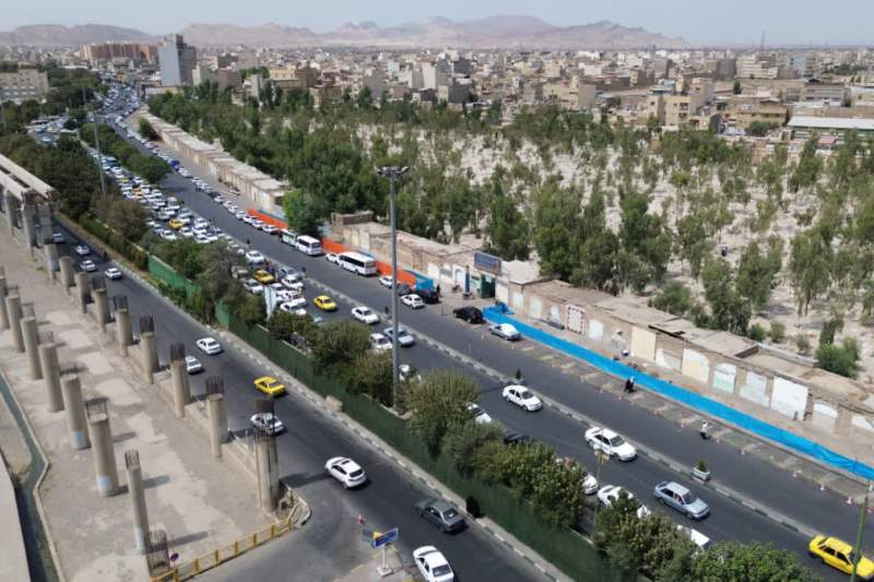 اجرای بزرگ‌ترین پروژه زیرساختی اطراف حرم؛ زیرگذر امام موسی صدر با سرعت و بدون انسداد ترافیکی درحال اجراست