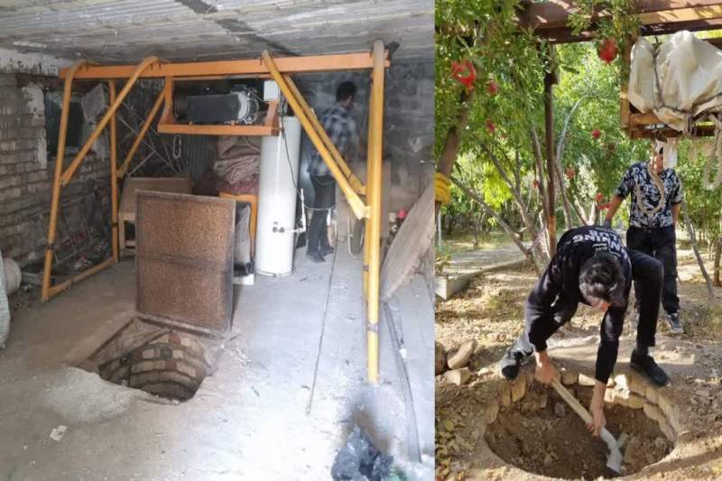 هشت چاه آب غیر مجاز در قم پر شد