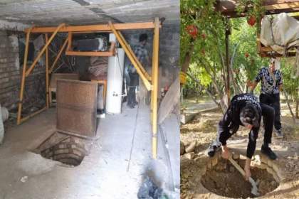 هشت چاه آب غیر مجاز در قم پر شد