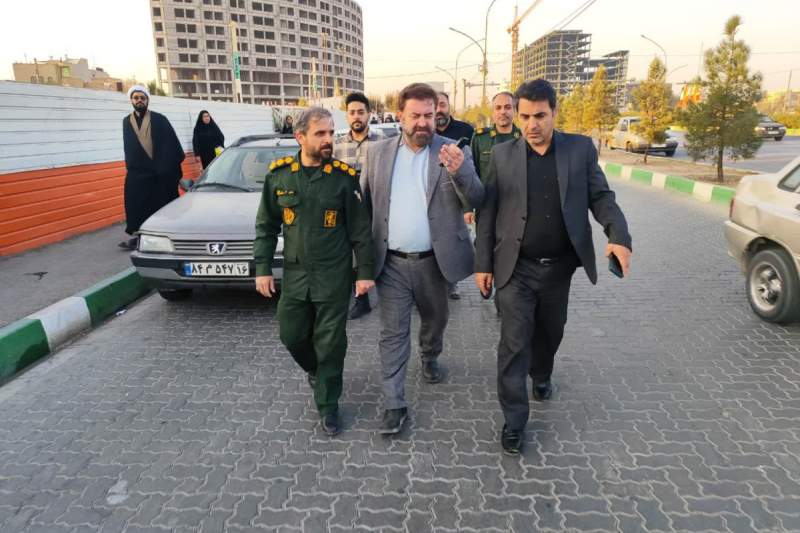 آماده سازی بلوار پیامبر اعظم(ص)برای ایام شعبانیه