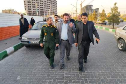 آماده سازی بلوار پیامبر اعظم(ص)برای ایام شعبانیه