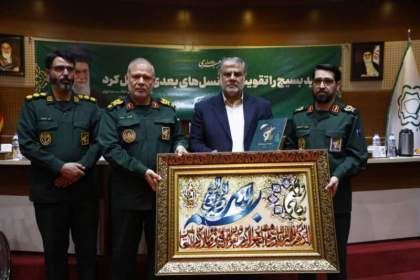 تقدیر فرمانده سپاه امام علی بن ابی طالب(ع) از شهردار کلانشهر قم