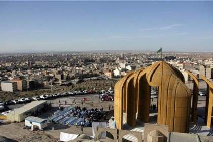 طراحی جامع محوطه یادمان شهدای گمنام کوه خضر نبی(ع) قم در حال تکمیل است