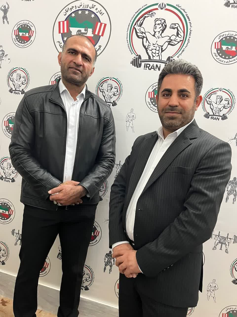 تبریک محمود آرزومندی به رئیس هیات بدنسازی و پرورش اندام قم